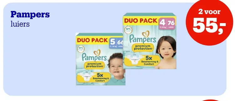 Aanbieding: Pampers luiers