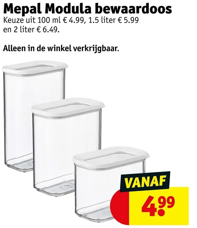 Aanbieding: Modula bewaardoos