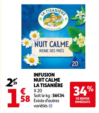 Offre: Infusion nuit calme