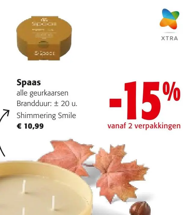 Aanbieding: Spaas geurkaarsen