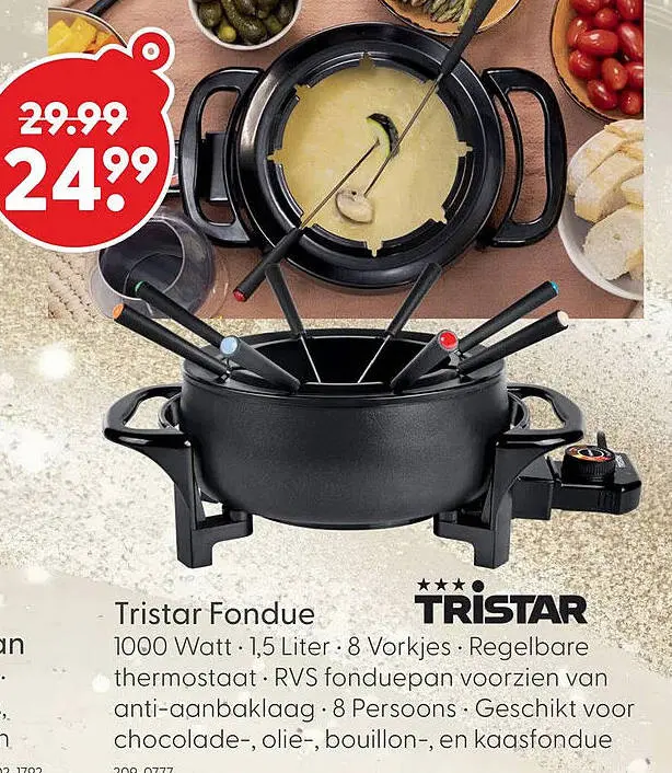 Aanbieding: Tristar Fondue