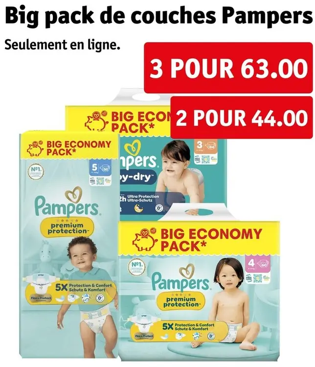Offre: Big pack de couches