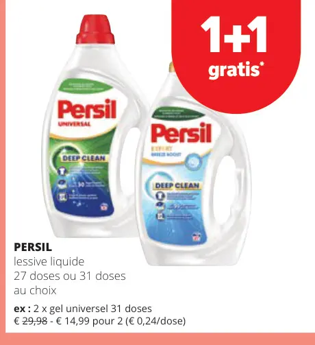 Offre: lessive liquide