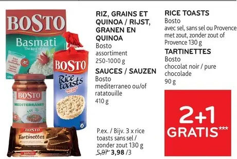 Offre: Riz, grains et quinoa / rijst, granen en quin