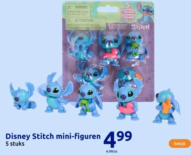 Aanbieding: Disney Stitch mini-figuren