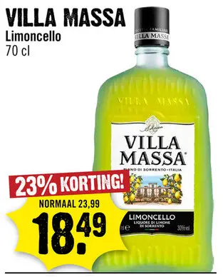 Aanbieding: Villa Massa Limoncello 70 cl