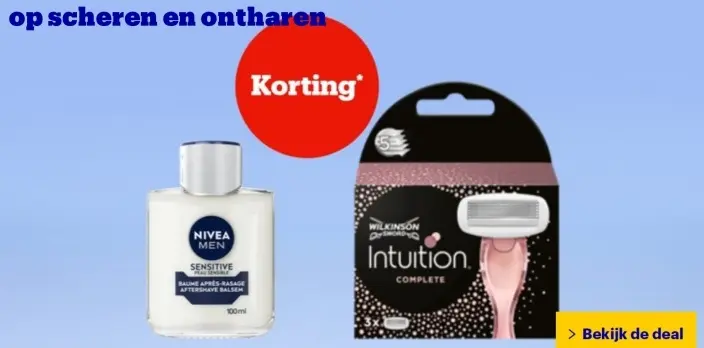 Aanbieding: Scheren en ontharen