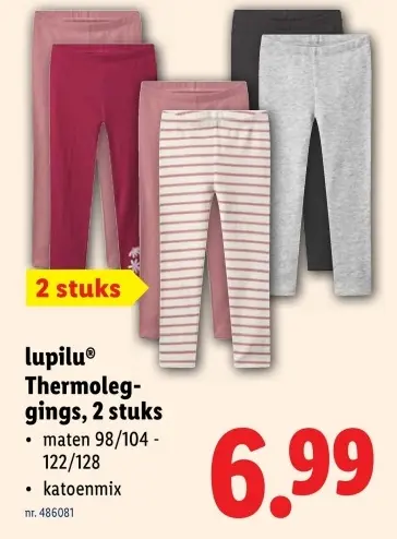 Promotie: Thermoleggings