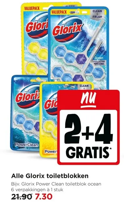Aanbieding: Glorix toiletblokken
