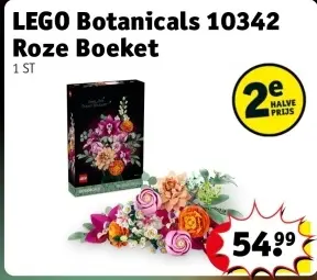 Promotie: LEGO Botanicals 10342 Roze Boeket