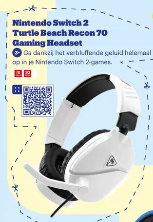 Aanbieding: Nintendo Switch 2 Turtle Beach Recon 70 Gamin