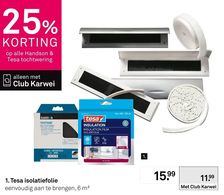 Aanbieding: Tochwering