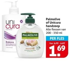 Aanbieding: Palmolive of Unicura handzeep