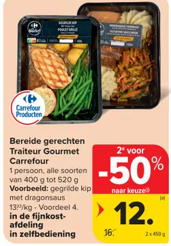 Aanbieding: Bereide gerechten Traiteur Gourmet Carrefour