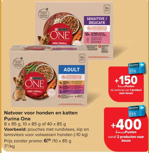 Promotie: Natvoer voor honden en katten