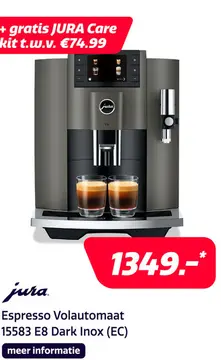 Aanbieding: Jura 15583 E8 Dark Inox (EC)