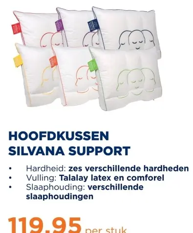 Aanbieding: Hoofdkussen SILVANA support
