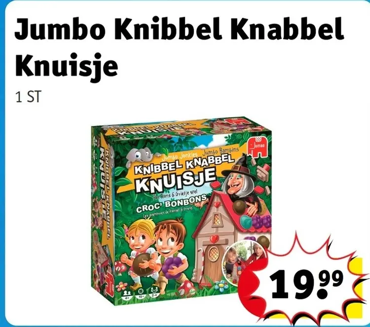 Aanbieding: Jumbo Knibbel Knabbel Knuisje
