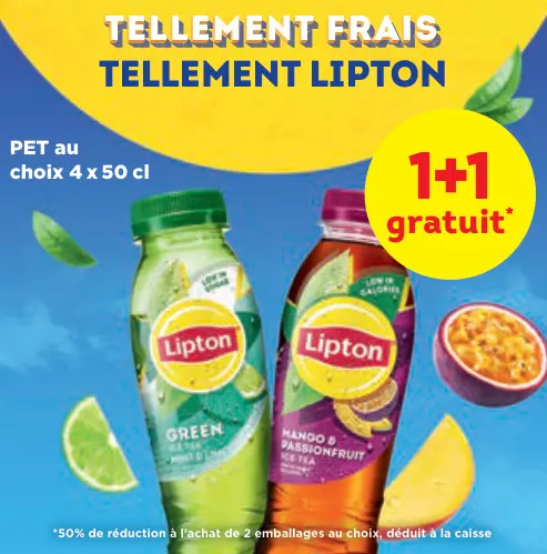 Offre: Lipton Ice Tea & Coral Laundry Detergent