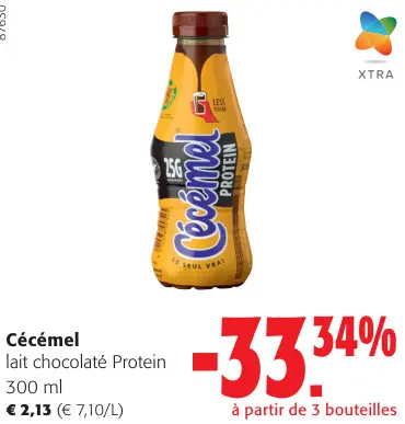 Offre: Lait chocolaté Protein