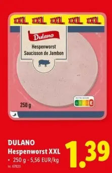 Promotie: Hespenworst XXL