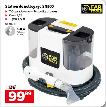Aanbieding: Station de nettoyage SN 500 500 W FAR TOOLS