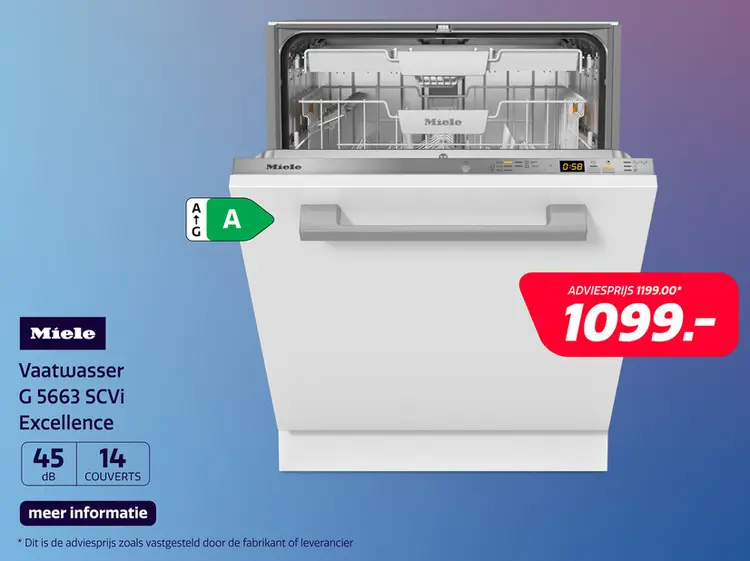 Aanbieding: Miele G 5663 SCVi Excellence