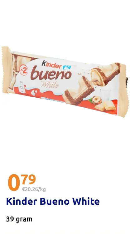 Aanbieding: Kinder Bueno White