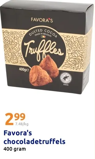 Promotie: chocoladetruffels