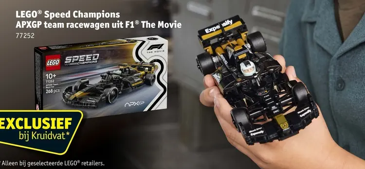 Promotie: LEGO Speed Champions APXGP team racewagen uit F1