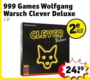 Aanbieding: 999 Games Wolfgang Warsch Clever Deluxe