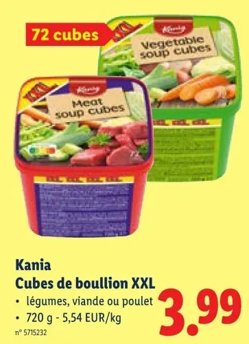 Offre: Cubes de bouillion XXL