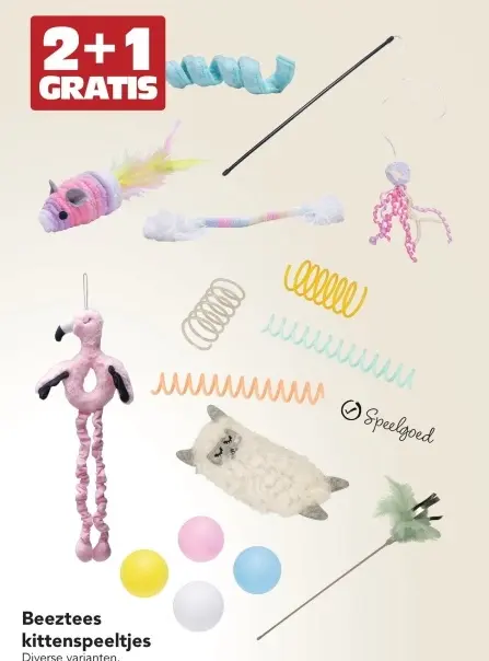 Aanbieding: Beeztees kittenspeeltjes