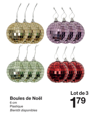 Offre: Boules de Noël