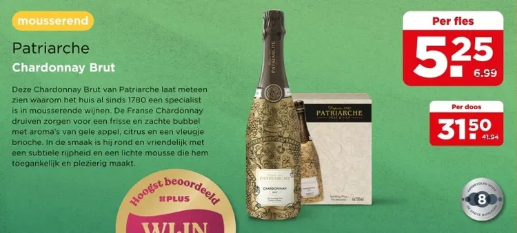 Aanbieding: Patriarche Chardonnay Brut
