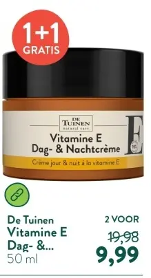 Aanbieding: Vitamine E Dag- & Nachtcrème