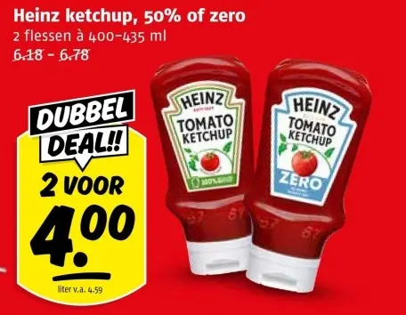 Aanbieding: Heinz ketchup