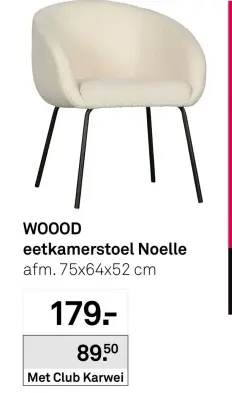 Aanbieding: Eetkamerstoel Noelle