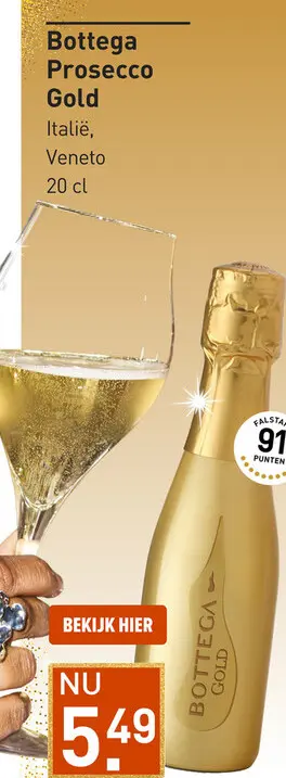 Aanbieding: Bottega Prosecco Gold 20cl 20CL
