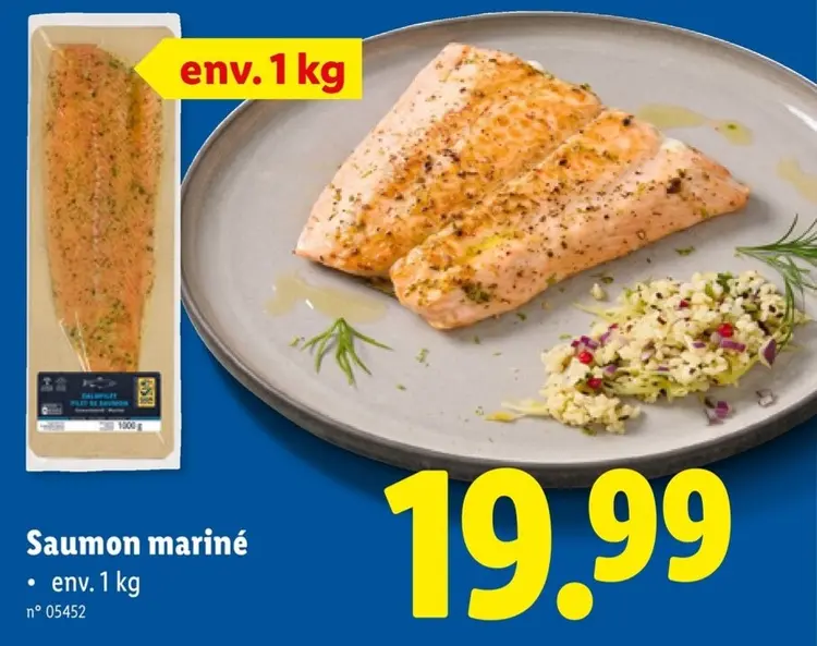 Offre: Saumon mariné