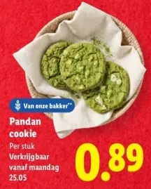 Aanbieding: Pandan cookie