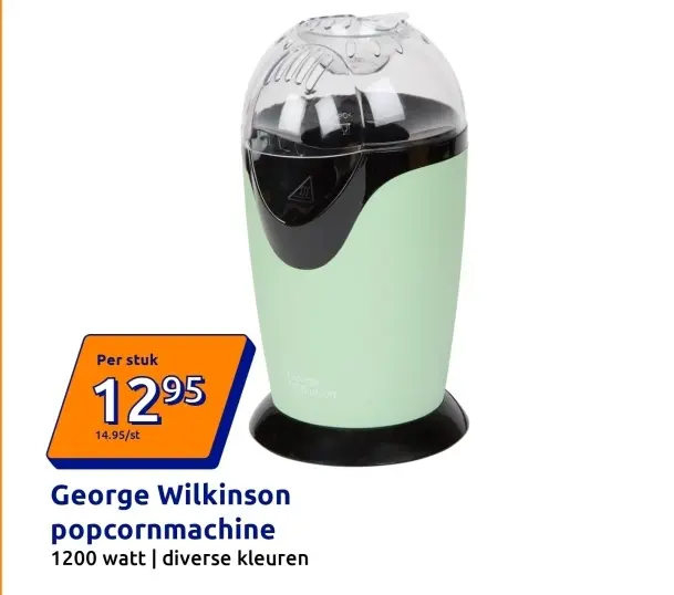Aanbieding: George Wilkinson popcornmachine