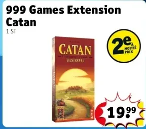 Offre: 999 games extension catan
