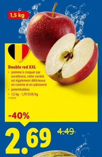 Offre: Double red XXL