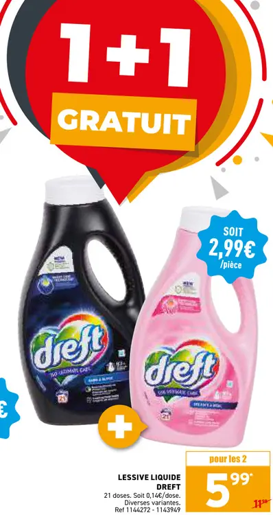Offre: Lessive liquide