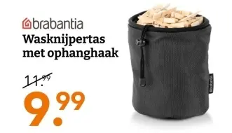 Aanbieding: Wasknijpertas met ophanghaak