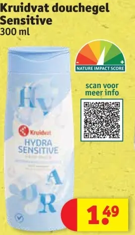 Promotie: douchegel Sensitive