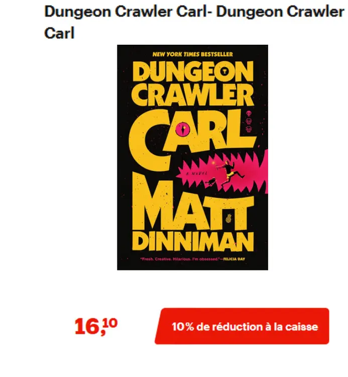 Offre: Dungeon Crawler Carl- Dungeon Crawler Carl