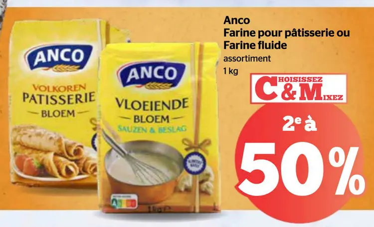 Offre: Farine pour pâtisserie ou Farine fluide