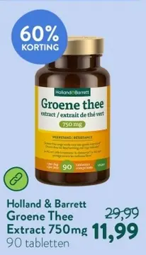 Aanbieding: Holland & Barrett Groene Thee Extract